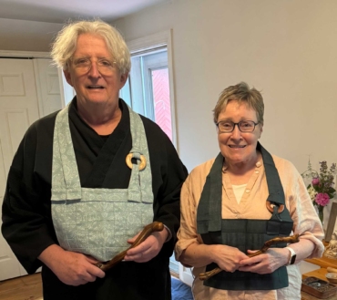 Shindō Jim Nowik and dharma heir Mary Jo Dōin Carlsen (Dharma Transmission January 7, 2026)
